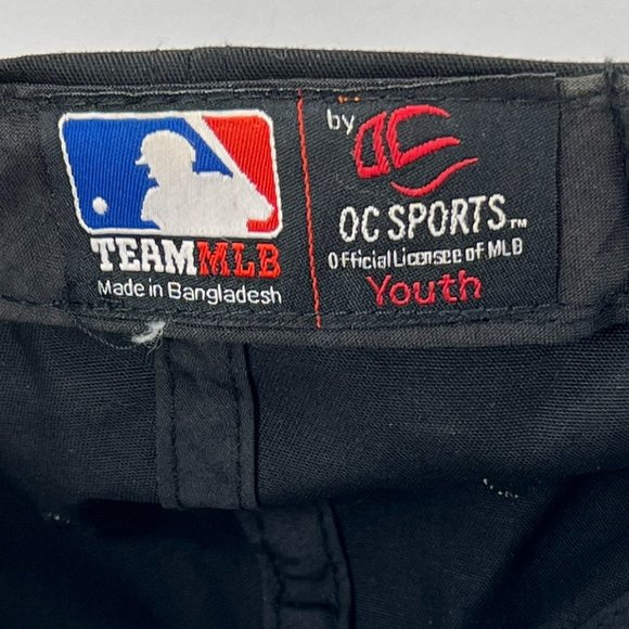 Baltimore Orioles Youth Kids MLB Strap Back Cap Hat Black Orange Baseball OC - Picture 13 of 15